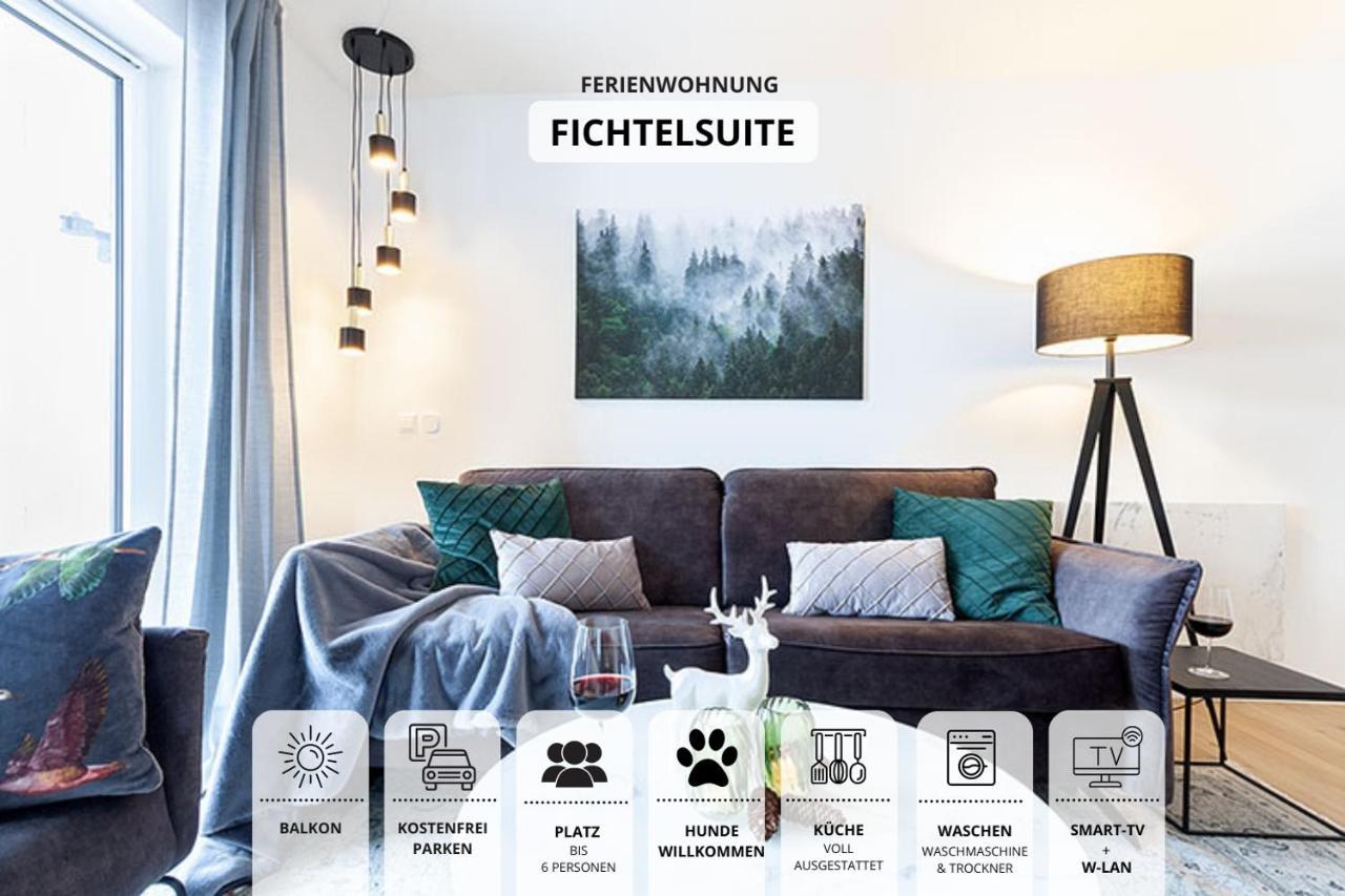 Die Fichtelsuite 1-6 Pers Ferienwohnung Nahe Ochsenkopf Sued 800M In Fleckl Варменштайнах Екстер'єр фото